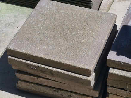 Photo of free 16 Buff patio slabs (Erskine PA8) #1