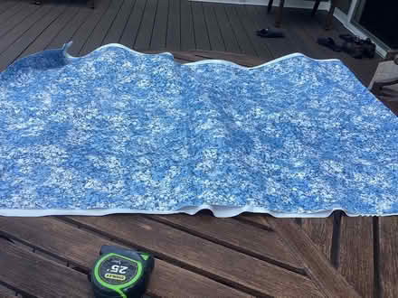 Photo of free Large Piece of Pool Vinyl Liner (Holmdel/Takolusa Drive) #1
