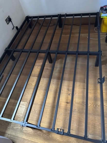 Photo of free Double Metal Bed Frame (Clark's Green RH5) #1