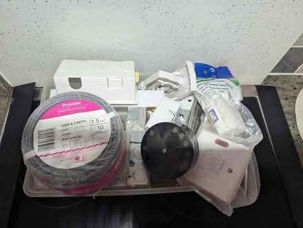 Photo of free Electrical switches & plates & cable (Grangeway area NN10) #1
