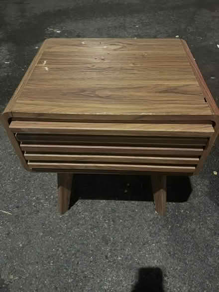 Photo of free Curb alert: Small wood table (Upper East Side) #1