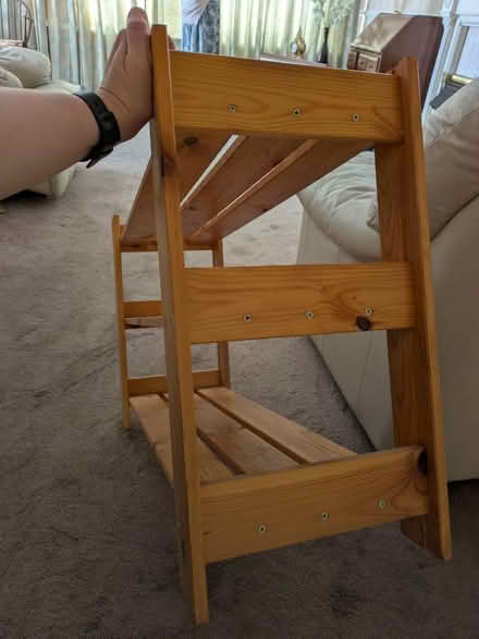 Photo of free Three tier shoe rack/bookcase (Ulverley Green B92) #1