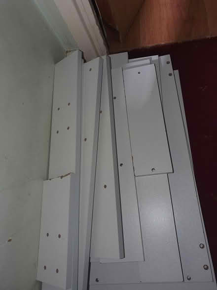 Photo of free Assorted random mdf shelves white (Luton) #3