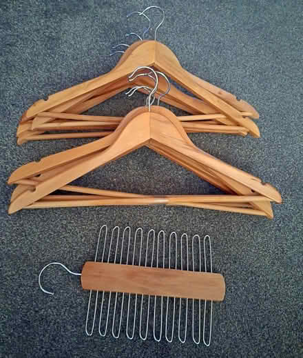 Photo of free Wooden Coat Hangers & Tie Racks (Oakwood WA3) #1