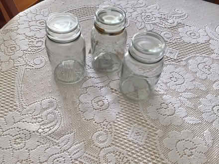 Photo of free 3 storage jars (Wallasey CH44) #1