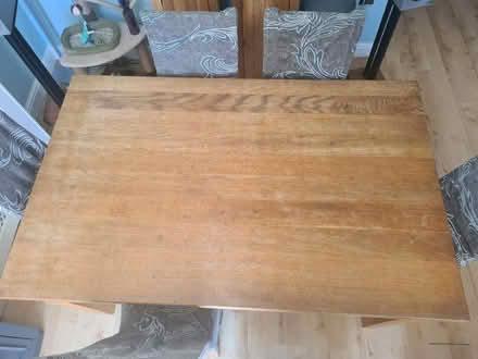 Photo of free Wooden Table and 6 chairs (Widford CM1) #2