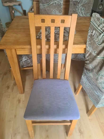 Photo of free Wooden Table and 6 chairs (Widford CM1) #3