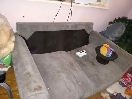 Photo of free Grey sofa 2 seater (Chatham ME5) #1