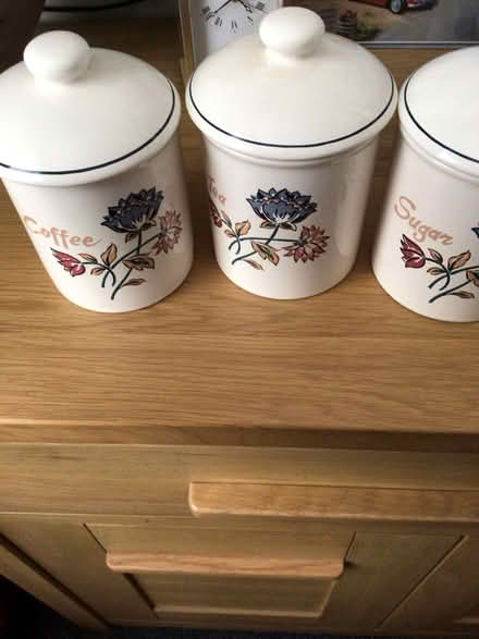 Photo of free Three storage pots (Wellington TA219AR) #1