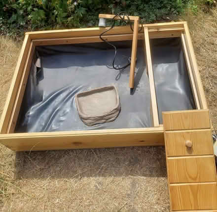 Photo of free Tortoise table (Forest Green) #1
