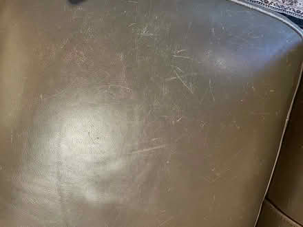 Photo of free Leather couch (Bethany) #2