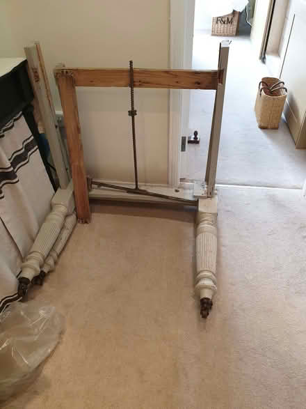 Photo of free Old pine dining table (Eastbourne BN21) #1
