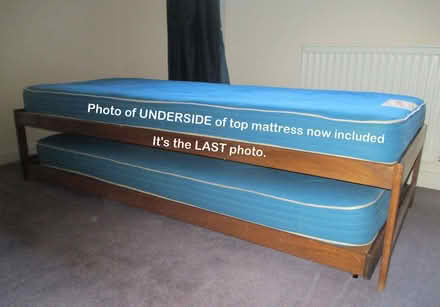 Photo of free two single beds - one under the other (New Marston OX3) #1
