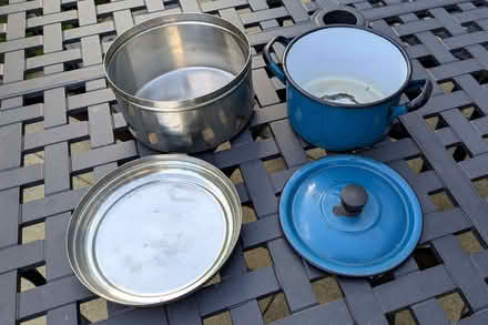 Photo of free 2 Small Pans With Lids (Elham CT4) #1