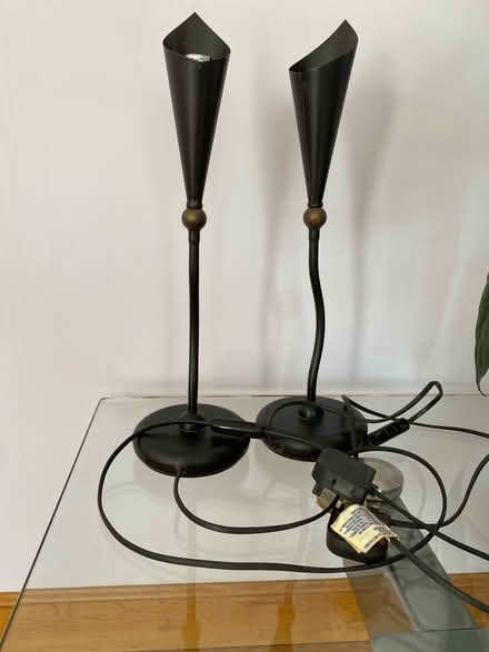 Photo of free Pair of table lamps (Codicote) #1