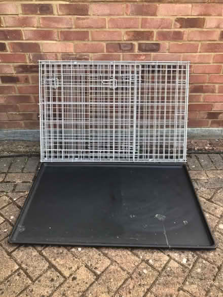 Photo of free Foldable Metal Dog Crate (Cockfosters EN4) #2