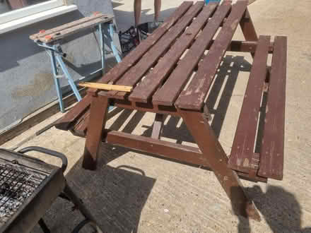 Photo of free Picnic table (EN11 rye house area) #3