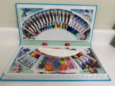 Photo of free Crayon-paint set, farm animal book (1075 Valencia Avenue) #2