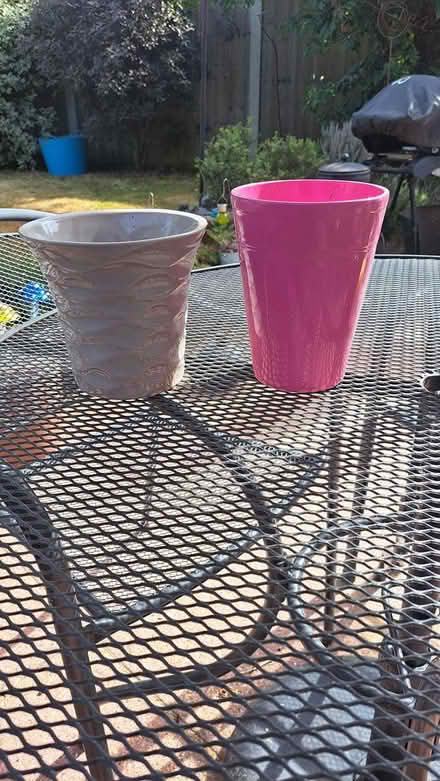 Photo of free X2 china planters (Littlehaven) #1