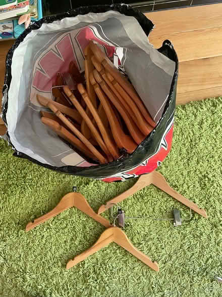 Photo of free Bag of Baby's Clothes Hangers (Egerton Park CH63) #1