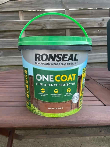 Photo of free Ronseal fence and shed one coat (Anerley SE20) #1