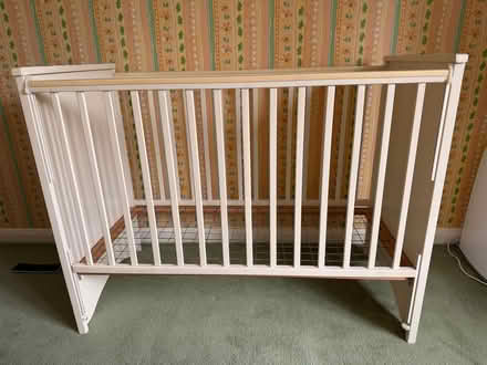 Photo of free Traditional Drop Side Child's Cot White (Langley SL3) #1