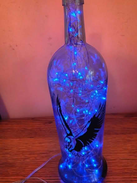 Photo of free wine bottle with lights (Manville) #1