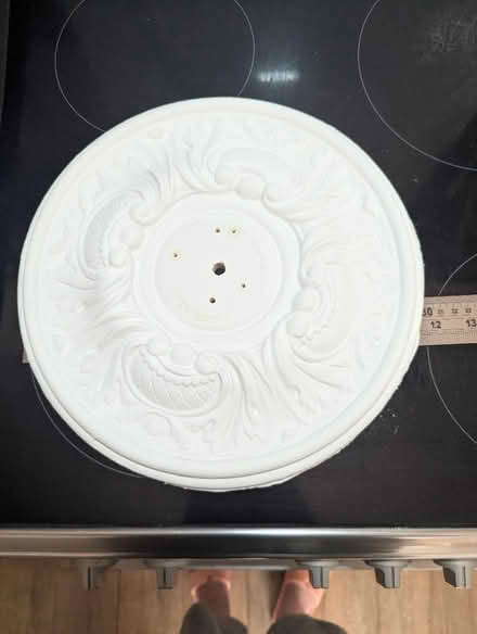 Photo of free 30 cm approx plaster ceiling rose (Grangeway area NN10) #1