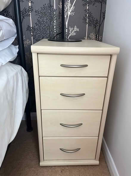 Photo of free 4 drawer bedside cabinet (OX25 6JS) #1
