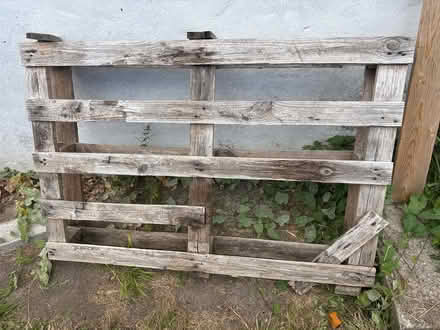 Photo of free 3 wooden pallets (Camden BA1) #3