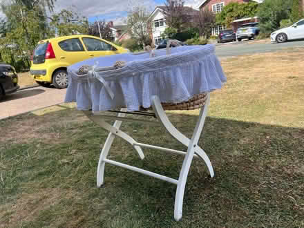 Photo of free Moses basket and mattress with stand (Belvidere SY2) #3