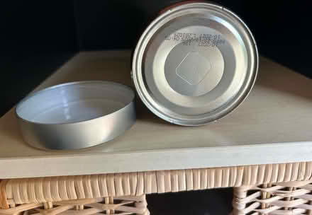 Photo of free 12 empty steel coffee tins 14.5cm tall and 9cm diameter (Shenley Fields B29) #2