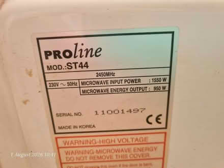 Photo of free Proline microwave (Nether Edge S7) #2