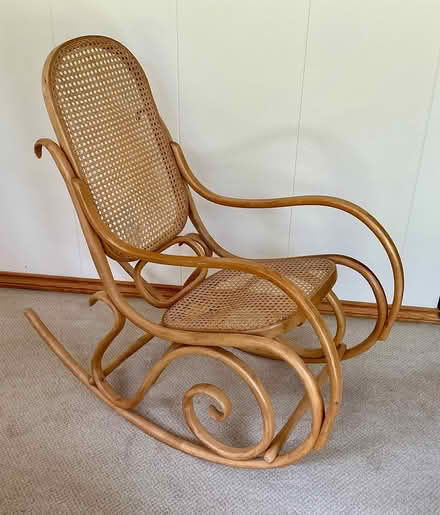 Photo of free Cane rocking chair (Mississauga - Dixie/Bloor) #1