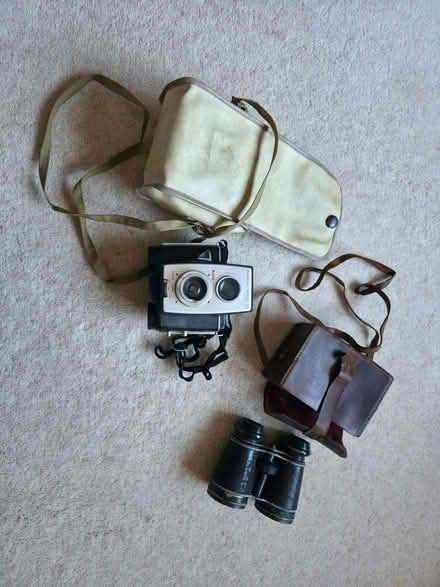 Photo of free Vintage Binoculars and Camera (Godmanchester PE29) #1