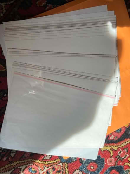 Photo of free Overhead projector laminates (Boscombe BH1) #1