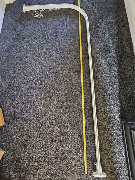 Photo of free Corner Shower Curtain Rail c/w fittings 1350X600mm (Portslade Village BN41) #1