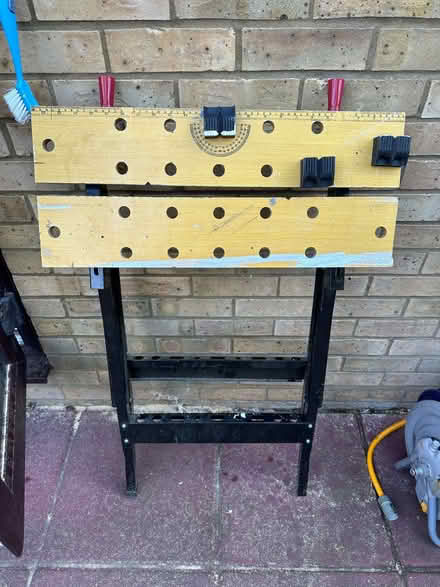 Photo of free Black n decker style workbench with three dogs, foldable (Ware SG12) #1