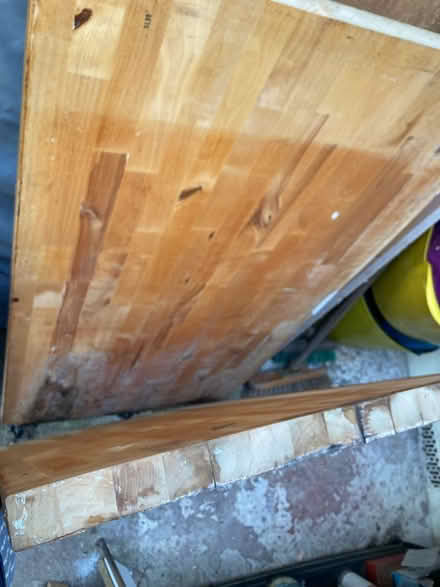 Photo of free 4 x old wooden worktops (Manor Gardens) #2