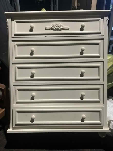Photo of free Curb alert: White wood dresser (Upper East Side) #1