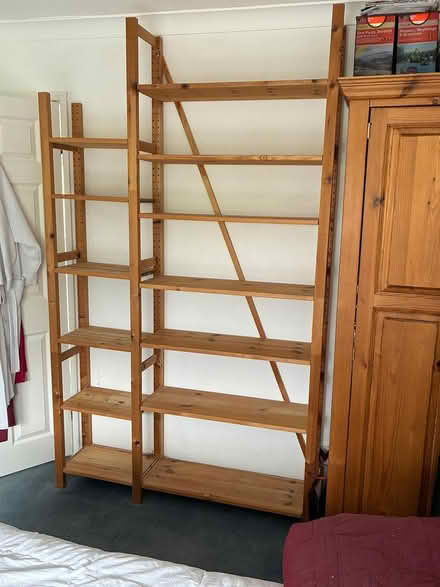 Photo of free Adjustable wooden bookshelves (LN4 (Washingborough)) #2