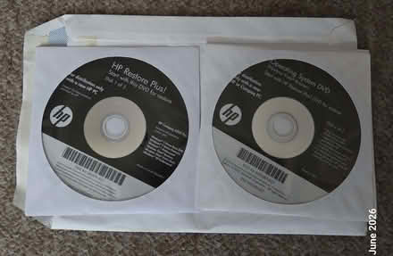 Photo of free HP Microsoft Windows Vista restore discs (Clevedon BS21) #1