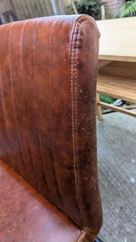 Photo of free Brown Faux Leather Dining/Occasional Chair (Lawrence Weston BS11) #3