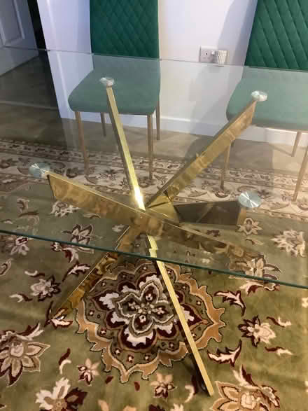 Photo of free Glass Dining table (East Calder EH53) #2