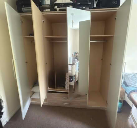 Photo of free Large mirrored wardrobe (Burnden BL3) #2