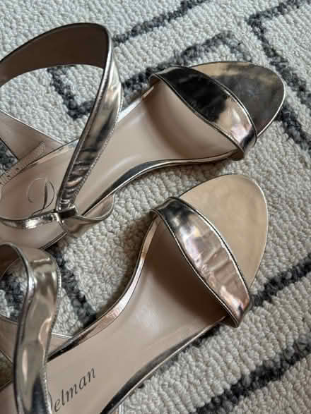 Photo of free Delman Silver Leather Sandals 8 (Rego Park) #3