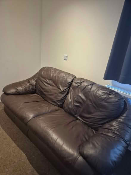 Photo of free 2 Leather Sofas (Bracknell RG12) #2