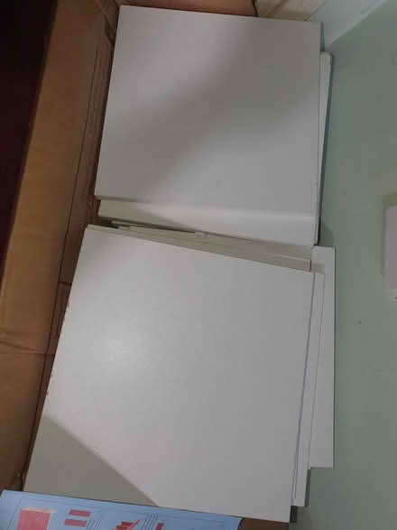 Photo of free Assorted random mdf shelves white (Luton) #1