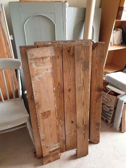 Photo of free Old pine dining table (Eastbourne BN21) #2