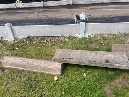 Photo of free Used Concrete Gravel Boards – 3.5 ft Fence Base Panels (Ashton-on-Ribble PR2) #2